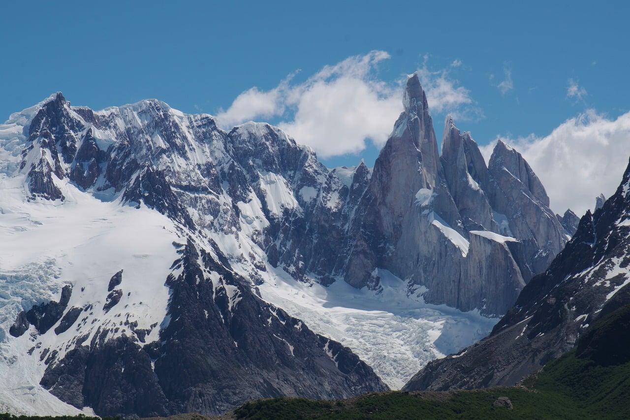 patagonia, argentina, nature, glacier, summer, cerro torre, andes, travel, mountain, landscape, hiking, wilderness, asce