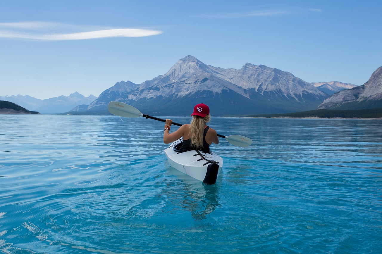 girl, kayak, lake, canoe, kayaking, paddle, nature, paddling, boat, alone, adventure, active, water sports, woman, cauca